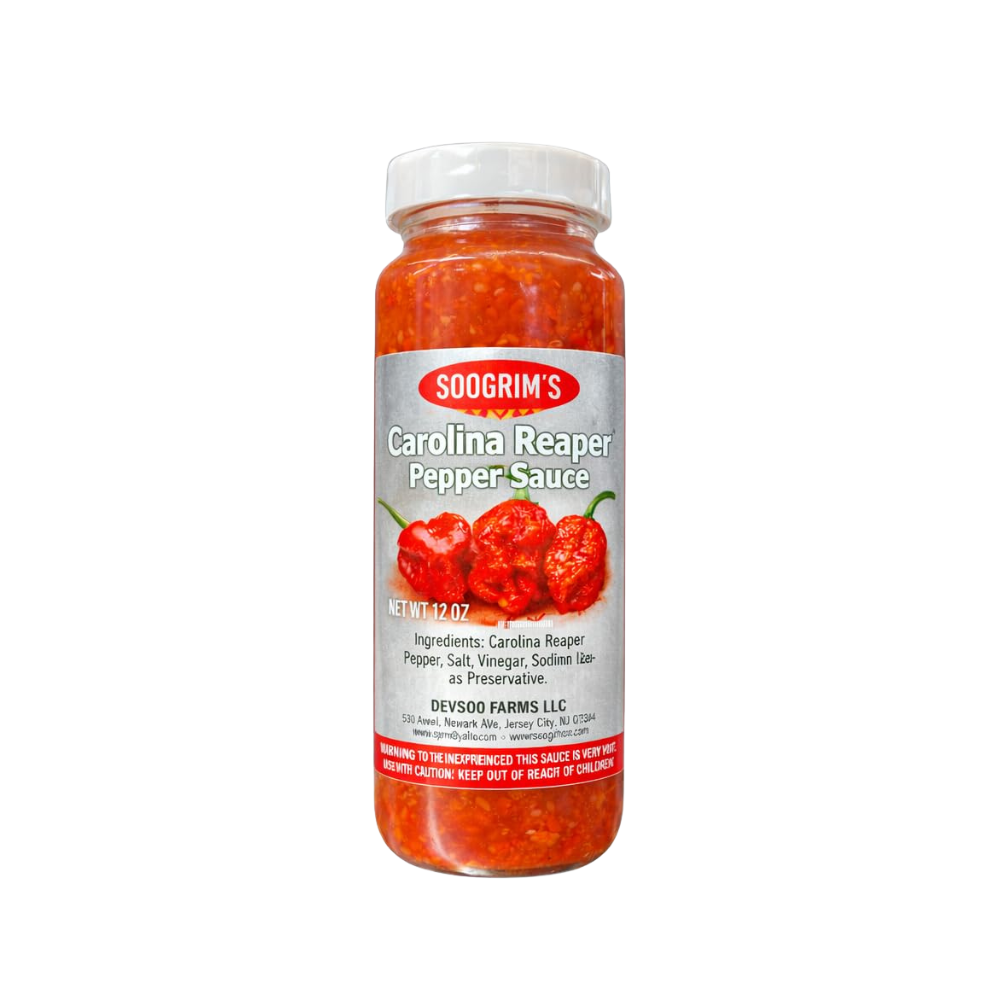 Soogrim's Carolina Reaper Pepper Sauce 12oz