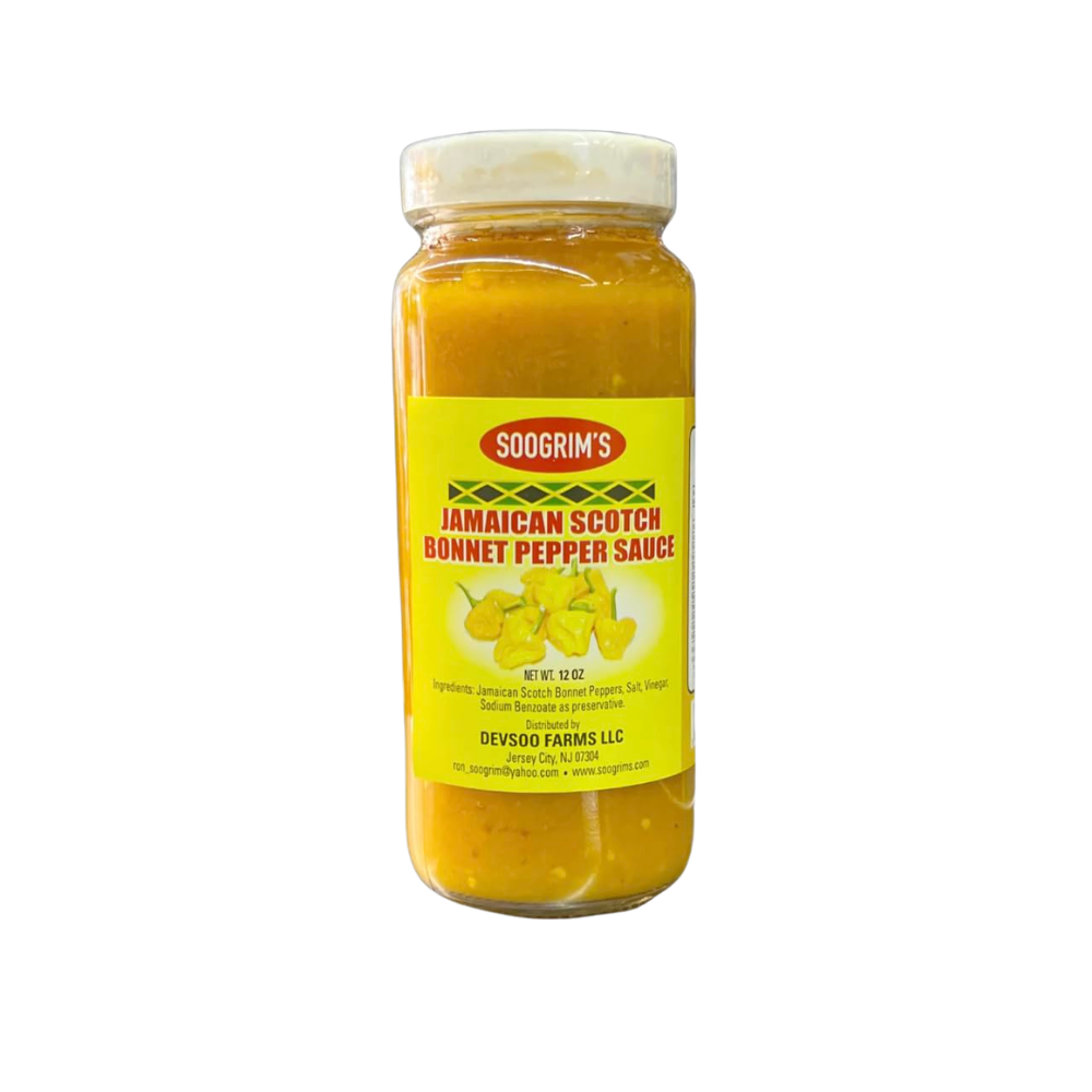 Soogrim's Jamaican Scotch Bonnet Pepper Sauce 12oz