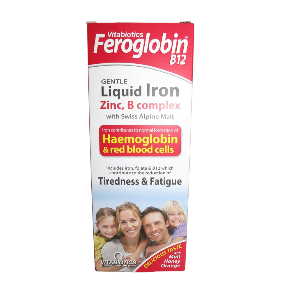 Feroglobin Vitabiotics -B12 Iron Supplement Liquid 200Ml by Feroglobin