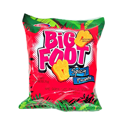 Holiday Big Foot, The Giant Cheese Snack, 0.8 Oz, Pack of 12