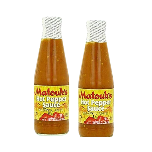 Matouks Hot Pepper Sauce 10 oz (2 Btls)